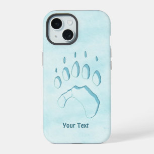 Polar-Bär-Pfotenabdruck OtterBox iPhone-Hülle iPhone 15 Hülle