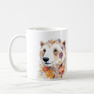 Polar Bär spielend Adorable Fun Animal Colorful Kaffeetasse