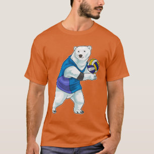 Polar Bär Volleyball-Spieler Volleyball T-Shirt