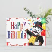 Polar-Bär-Zirkus-Geburtstag (Stehend Vorderseite)