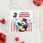 Polar-Bär-Zirkus-Geburtstag  Serviette (Beispiel)