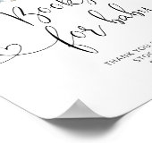 Polar Bären Babydusche Bücher für Babyposter Poster (Ecke)