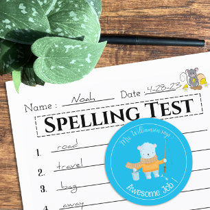 Polar Bären Blue Reward Sticker