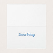 Polar Bären & Cubs niedliche Faltschachtel Weihnac (Innenseite Aufgefaltet)