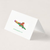 Polar Bären & Cubs niedliche Faltschachtel Weihnac (Rückseite)