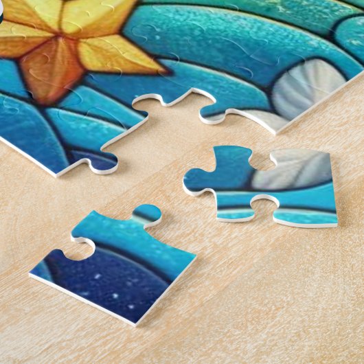 Polar Bären Imitate aus festgehaltenem Glas Person Puzzle (Seite)