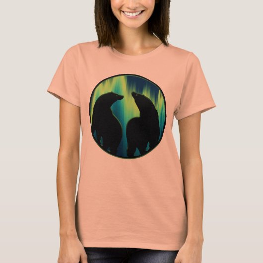 Polar Bären Top Shirt Bärenkunst Tops (Vorderseite)