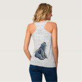 Polar Bären Top Shirt Bärenkunst Tops (Rückseite Vollansicht)