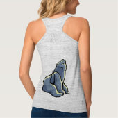 Polar Bären Top Shirt Bärenkunst Tops (Rückseite)