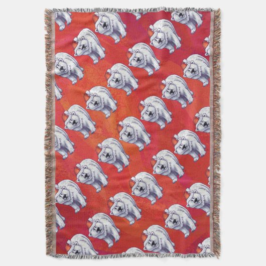 Polar Bären Weihnachten auf Rot Decke (Vorderseite Vertikal)