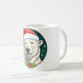 Polar Bären Weihnachten Kaffeetasse (VorderseiteRechts)