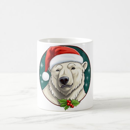 Polar Bären Weihnachten Kaffeetasse (Mittel)