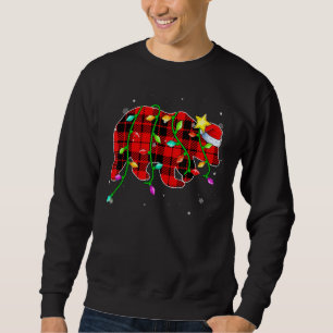 Polar Bären Weihnachten Weihnachtsmannmütze Xmas L Sweatshirt
