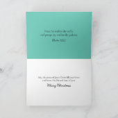 Polar Bären Weihnachtsbaum & Iglu Inspiration Feiertagskarte (Innenseite)