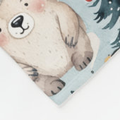 Polar Bären Winter Fleece Decke | Hüte & Schals (Ecke)