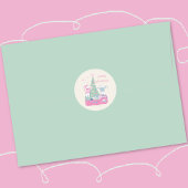 Polar Bärenjungen dekorieren Weihnachtsbaumsticker Runder Aufkleber