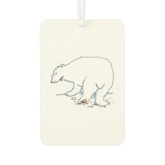 Polar Bärenluftkühler Autolufterfrischer (Rückseite)
