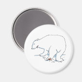 Polar-Bärenmagnet Magnet (Vorderseite/Rückseite)