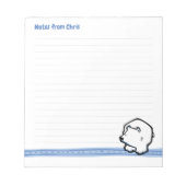 Polar-Bärennadel Notizblock (Vorderseite)