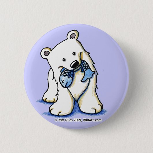 Polar-Bärentaste Button (Vorderseite)