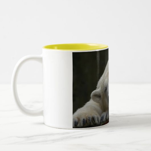 Polar_Bear_01 Zweifarbige Tasse (Links)