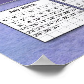 Polar Bear 2012 Year Calendar Poster (Ecke)