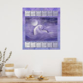 Polar Bear 2012 Year Calendar Poster (Küche)