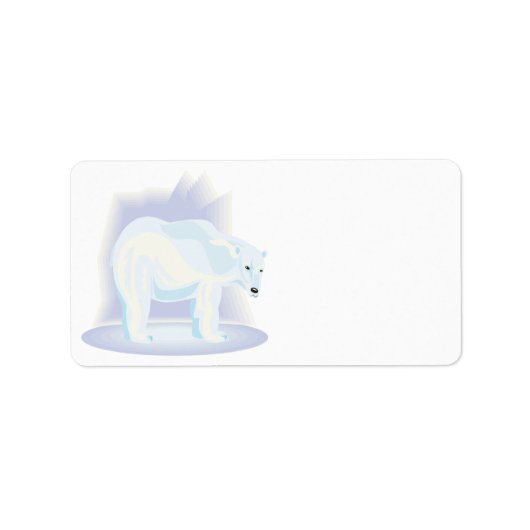 Polar Bear 2 Adressaufkleber (Vorne)