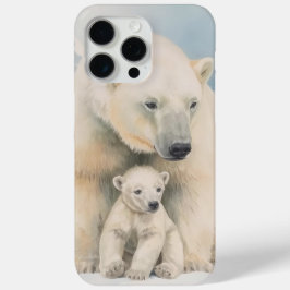 Polar Bear and Cub Arctic Elegante Case-Mate iPhone Hülle