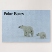 Polar Bear and Cub Jigsaw Puzzle (Horizontal)