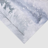 Polar Bear and Cub Watercolor Seidenpapier (Detail)