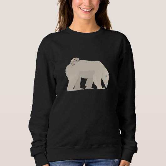 Polar Bear and Cube Sweatshirt (Vorderseite)