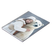 Polar Bear and Girl Hug Notizblock (Linke Seite)