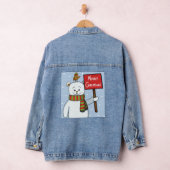Polar Bear and Robin Christmas Greeting Jeansjacke (Hangar)