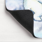 Polar Bear Angel Cub Mousepad von Molly Harrison (Ecke)