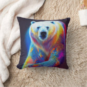 Polar Bear Animal Discovery Adventure Nature Kissen (Decke)