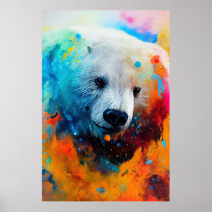 Polar Bear Animal Discovery Adventure Nature Poster