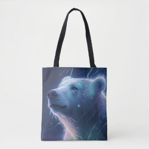 Polar Bear Animal Portrait Painting Wildlife Free Tasche