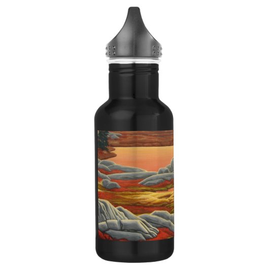 Polar Bear Art Bear Art Art Flasche Sport Trinkflasche (Links)