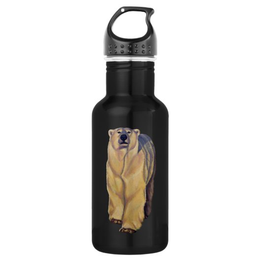 Polar Bear Art Bear Art Art Flasche Sport Trinkflasche (Vorderseite)
