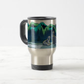 Polar Bear Art Bear Travel Mug Polar Bear Cup Reisebecher (Vorderseite Links)