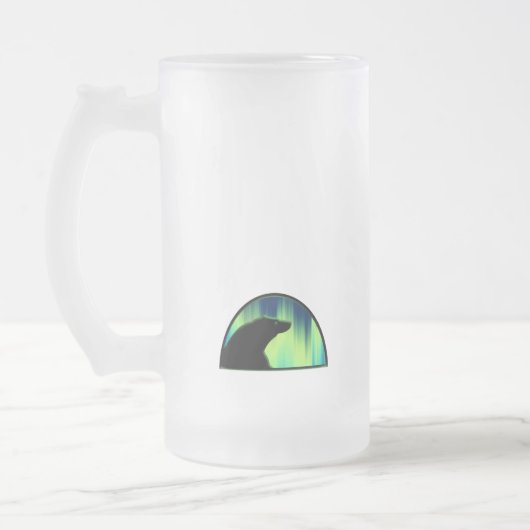 Polar Bear Art Beer Tasse First Nations Bärenstein (Links)