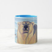 Polar Bear Art Coffee Tasse Art Bären Cup (Zentrum)