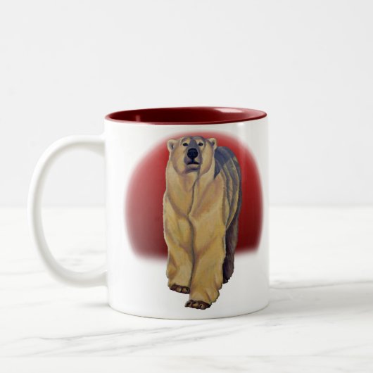 Polar Bear Art Coffee Tasse Art Bären Cup (Links)