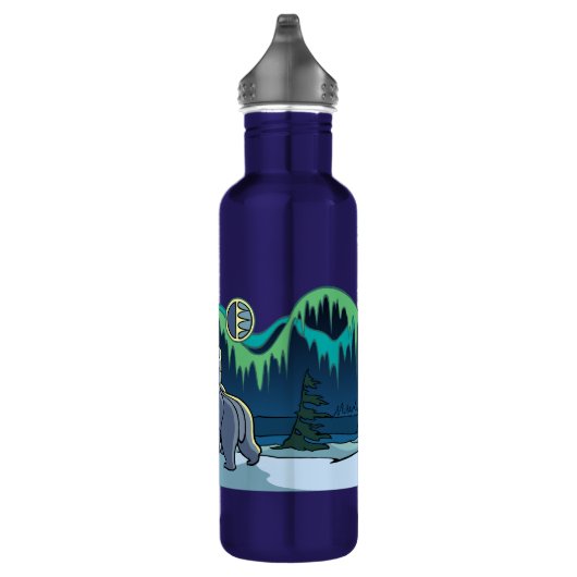 Polar Bear Art Flasche Native Bear Art Flasche Spo Trinkflasche (Rechts)