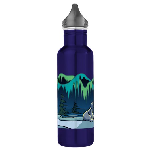 Polar Bear Art Flasche Native Bear Art Flasche Spo Trinkflasche (Links)