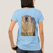 Polar Bear Art Jacket Women's Nanuq Bären Jacket T-Shirt (Rückseite)