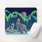 Polar Bear Art Mousepad Stilvolle Wildlife Mousepa (Mit Mouse)