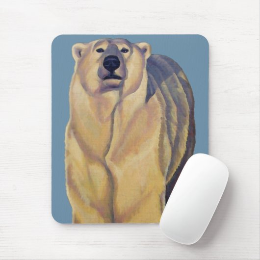 Polar Bear Art Mousepad Stilvolle Wildlife Mousepa (Mit Mouse)