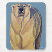 Polar Bear Art Mousepad Stilvolle Wildlife Mousepa (Vorne)